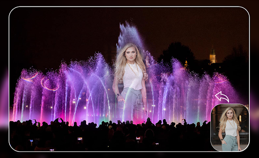 Water Fountain Photo Frames Screen 2