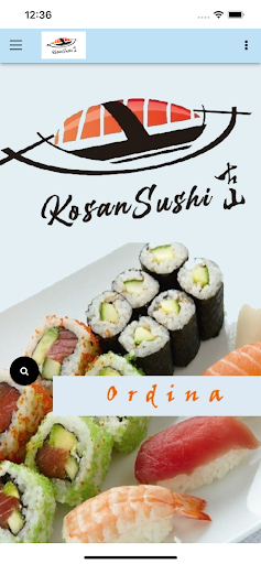 Android application Sushi Kosan screenshort