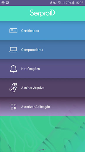 Android application SerproID screenshort
