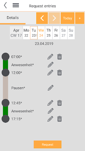ATOSS Time Control WFM Screen 3