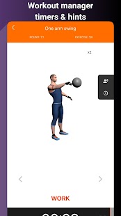 Kettlebell workouts for home Screenshot