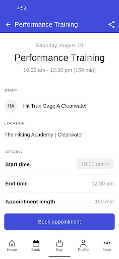 The Hitting Academy Screen 3