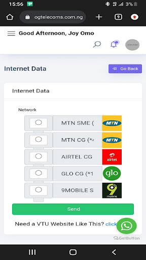 Android application Lomadatahub screenshort