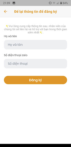 Android application Danh Academy screenshort