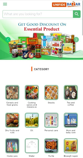 Unifide Bazar Screen 2
