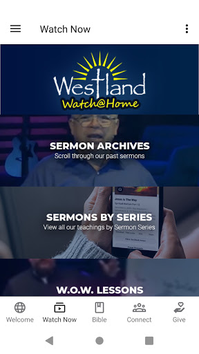 Westland Baptist Church Screen 2
