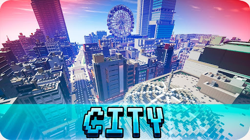 Modern Infinite City Maps MCPE