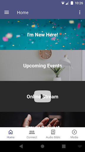 Android application Cross Lane Community Church screenshort