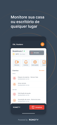 Android application Remoty screenshort