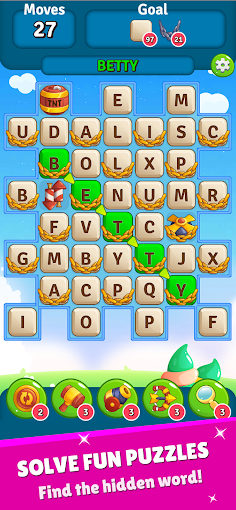 Alpha betty Scape - Word Game - Screenshot 2