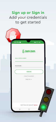 Zoom Zoom - Cab Driver Screen 2