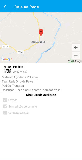Android application Caia na Rede screenshort