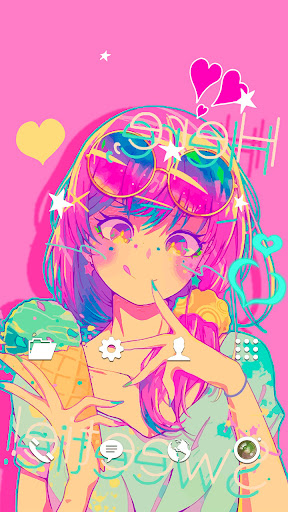 Android application Wallpaper-Sweet Pop Girl screenshort