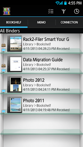 Android application Rack2-Filer Smart for Android screenshort