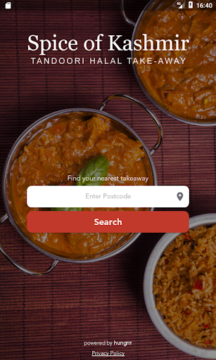 Android application Spice of Kashmir screenshort