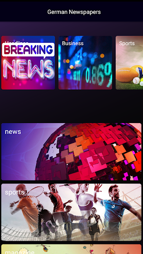 Android application Deutsche Zeitungen screenshort