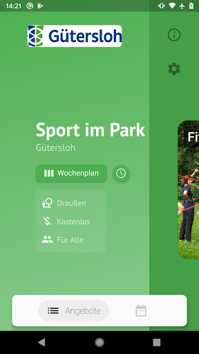 Android application Sport im Park - Gütersloh screenshort