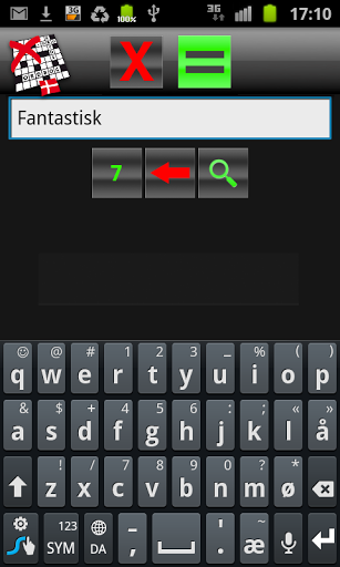 DanKryds, Kryds & tværs ordbog Screen 3
