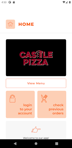 Android application Castle Pizza DL14 screenshort