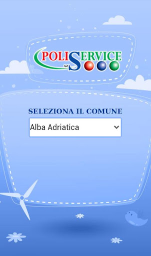 Android application Poliservice screenshort