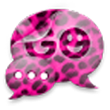 GO SMS - Pink Cheetah icon