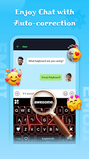Emoji keyboard - Themes, Fonts Screenshot