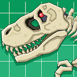 T-Rex Dinosaur Fossils Robot Age icon