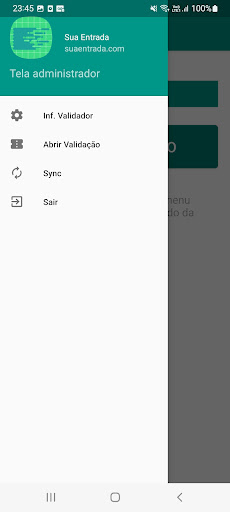Sua Entrada Check Screen 3