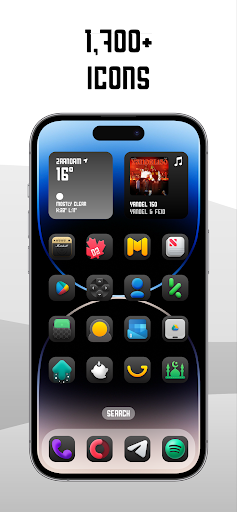 Aventura Dark - Icon Pack Screen 3
