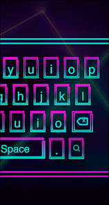 Neon Led keyboard - Retro topi 1.3.8 APK + Mod (Unlimited money) untuk android