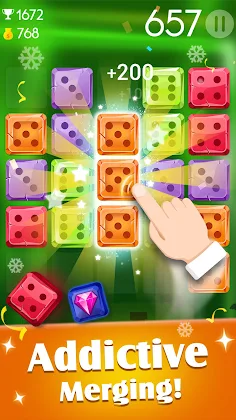 Jewel Story: Dice Merge Number - Screenshot 1