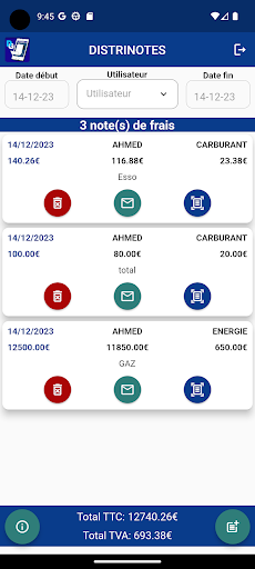 Distrinotes Screen 2