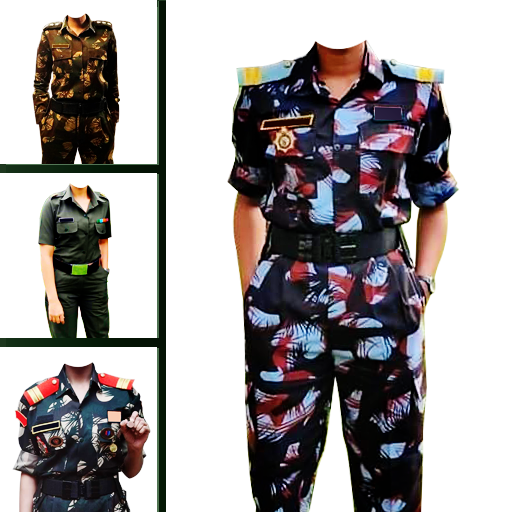 Women army commando photo suit Download on Windows