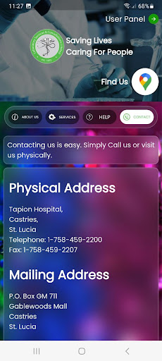 SLU Lab Services Screen 3