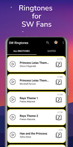 SW Ringtones Screen 2