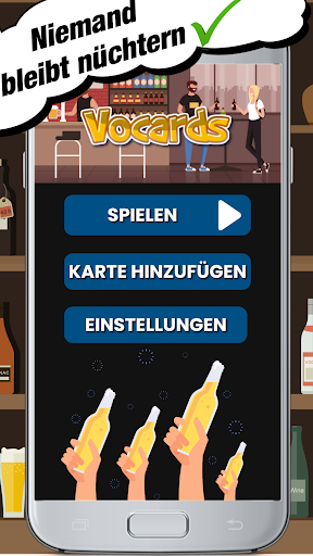 Android application Vocards Trinkspiel screenshort