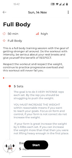TrainWithJasD Screen 3