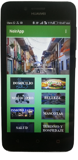Android application NeirApp Directorio Neira screenshort