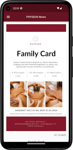 Android application PHYSION | HN screenshort