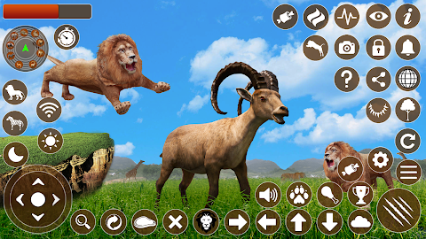 アフリカのライオンシミュレーターゲームのおすすめ画像3