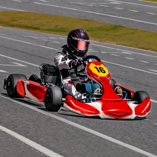 Kart Racing Game Logo