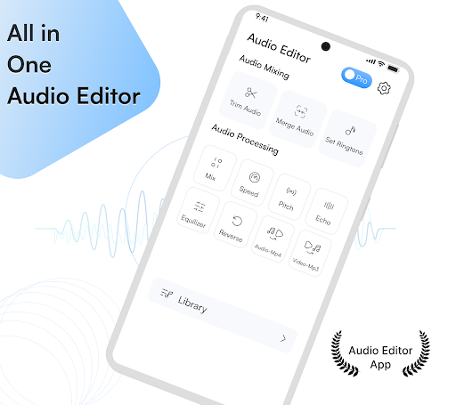Android application Audio Editor & Mp3 Converter screenshort