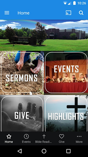 Android application Hillcrest Baptist Byram, MS screenshort