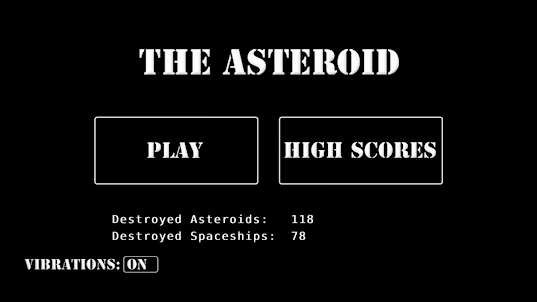 You are the Asteroid