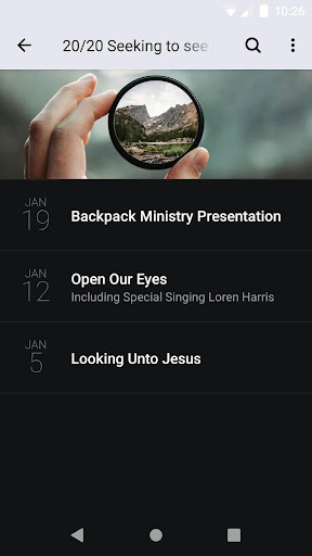 Grassy Creek Baptist Church Screen 2