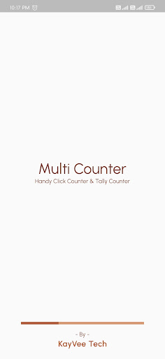 Android application Multi Counter: A Tally Counter screenshort