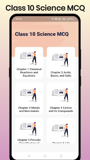 Android application Class 10 Science MCQ screenshort