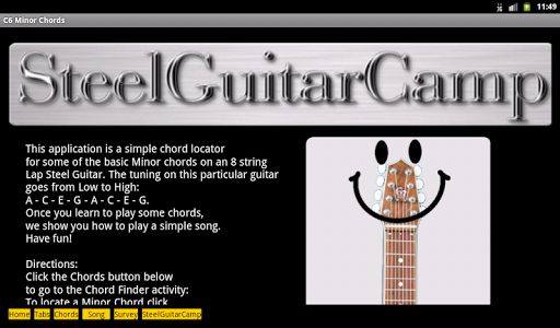 Simple C6 Minor Chord Locator Screen 3