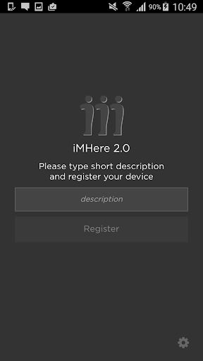 Android application iMHere 2.0 screenshort