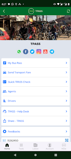 Android application TPASS Public screenshort